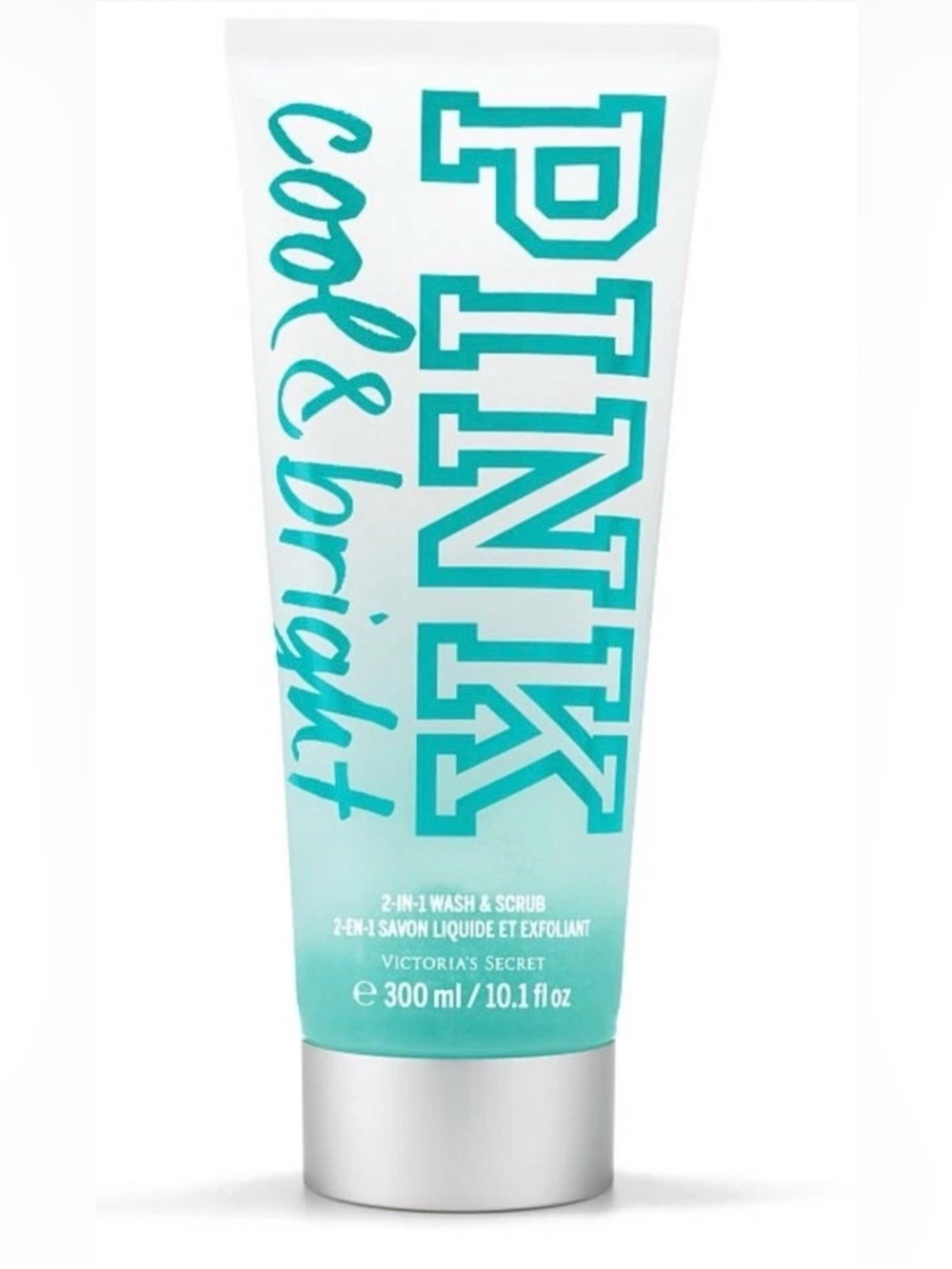 Victoria's Secret PINK Cool and Bright 2-in-1 Wash and Scrub ~ 10.1 fl.oz.